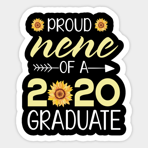 Sunflowers Proud Nene Of A 2020 Graduate Senior Student Happy Class Of School Last Day Of School Sticker by bakhanh123